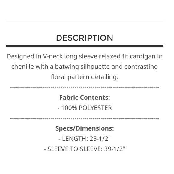 💕 POL Cream Crochet Cardigan - Picture 8 of 9